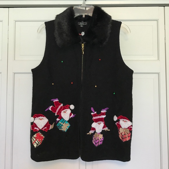 Lisa International Christmas Vest - Picture 1 of 4